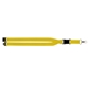 aerial view a yellow buckle release 1 polyester lanyard with clasp, image 1 of 2