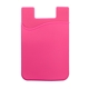 aerial view a white envelope & pink wallet greeting card with silicone smart wallet, image 1 of 2