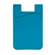 aerial view a white envelope & teal wallet greeting card with silicone smart wallet, image 1 of 2