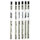 aerial view a white 2 foil money pencil, image 1 of 2