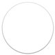 a white full color digital stock shaped magnets - circle