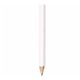 aerial view a white round golf pencils, full color digital, image 1 of 2