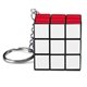 aerial view a multicolor micro rubiks(r) cube keychain, image 1 of 7