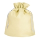a ivory poly pro cinch gift bag