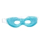 aerial view a aqua blue eye mask hot / cold pack, image 1 of 2