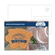 a cork post card with piggy bank cork coaster