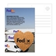 a cork post card with heart shaped cork coaster