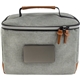 aerial view a grey rambler lunch, cooler or toiletry bag, image 1 of 2