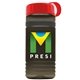 a transparent smoke bottle & red lid & black band groove stripe 20 oz tritan(tm) sports bottle with tethered lid and digital imprint