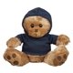 a brown 8 plush big paw bear - hoodie
