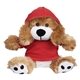 Hoodie a brown/white 6 plush big paw dog - hoodie