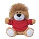 a brown/white 6 lovable stuffed lion