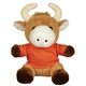 a brown 6 brave bull - shirt