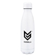 a matte white 17 oz insulated bottle