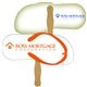 a white flip flop fast hand fan (2 sides) - paper products