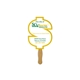 a white dollar sign auction hand fan full color - paper products