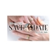 a custom wedding - rings - budget square corner cut magnets