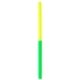 aerial view a yellow to green reuse - it(tm) mood silicone straw in round case, image 1 of 2