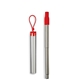 aerial view a red collapsible straw set, image 1 of 2