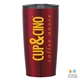 aerial view a red 20 oz tumbler economy drinkware gift box set, image 1 of 3