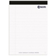 aerial view a white recycled 30 sheet letter size notepad, image 1 of 3