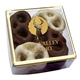 aerial view a gold foil/clear sweet dreams - gold foil snack box, image 1 of 20