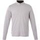 aerial view a heather grey mens stratton knit quarter zip, image 1 of 7