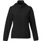 aerial view a black womens toba packable jacket, image 1 of 4