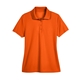 aerial view a campus orange core365 - womens origin performance piqu polo, image 1 of 6