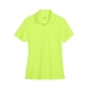 aerial view a safety yellow core365 - womens origin performance piqu polo, image 1 of 6