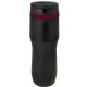 aerial view a black & burgundy band 16 oz persona(r) caturra trail vacuum tumbler, image 1 of 2