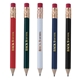 a group of round golf pencil with eraser