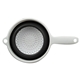a black quick work silicone strainer