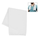 aerial view a white recycled polyester rpet cooling sport towel, image 1 of 3