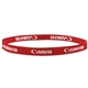 aerial view a custom 1/2 dye sublimated stretchy elastic headband, image 1 of 2
