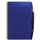 a opaque navy 5 1/4 x 8 1/4 poly weekly planners with pen