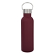 aerial view a matte maroon 28 oz tipton lug stainless steel bottle, image 1 of 5