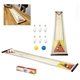 a multicolor kikkerland tabletop bowling