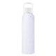 a white victoria 20 oz aluminum water bottle