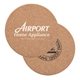 a cork round cork trivet pot holder