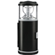aerial view a black 15 piece tool kit with multi function lantern, image 1 of 4