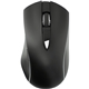 aerial view a black light up logo wireless optical mouse, image 1 of 6