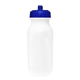 a white bottle & trans. blue lid 20 oz value cycle bottle, full color digital