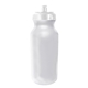 a frosted bottle & white lid 20 oz value cycle bottle, full color digital