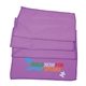a purple cooling towel, full color digital
