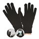 aerial view a black techsmart gloves, image 1 of 3
