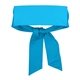 aerial view a blue tie back headband, image 1 of 2