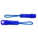 aerial view a blue loop mini led pocket flashlight, image 1 of 2