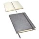 aerial view a dark gray granite hardcover journal, image 1 of 2