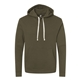 aerial view a military green next level - unisex santa barbara hoodie sweatshirt, image 1 of 3